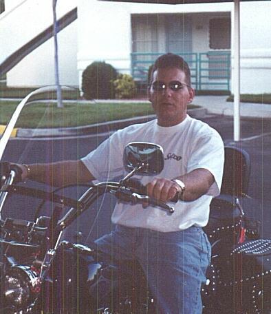 Jeffry on a Harley in Vegas