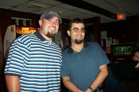 Adam and I at McGuires 8-22-03