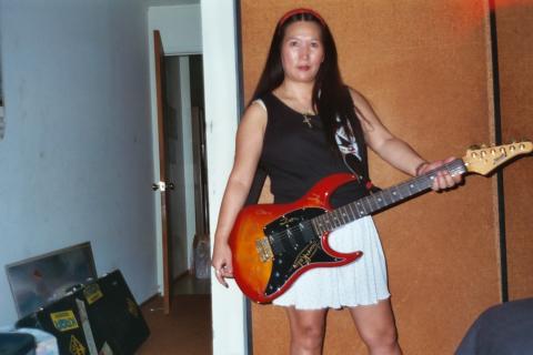 wife with Yes Guitar