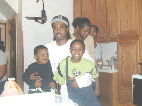 Almo, Nephew (black), Son, Woman & Neice