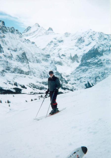 Rob Skiing In Switzerland