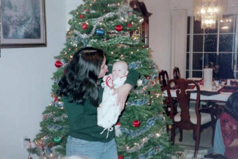 Kat and my Niece Ivy- Christmas 1999