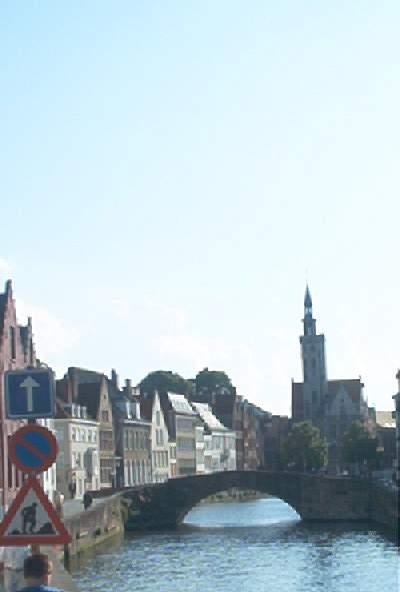 Looking Over The Canals Of Brugge