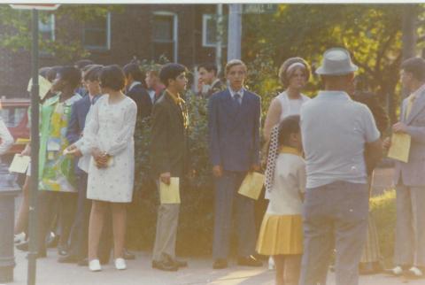 '71 Graduation - Procession Line Up