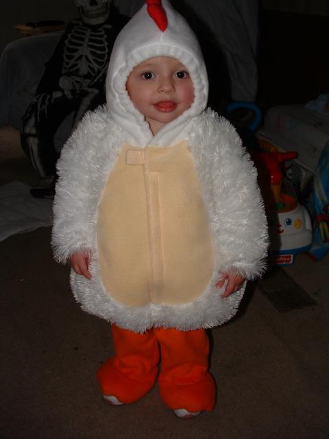 Layla as a chicken