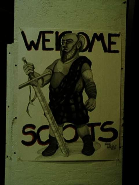 Our Welcome sign!