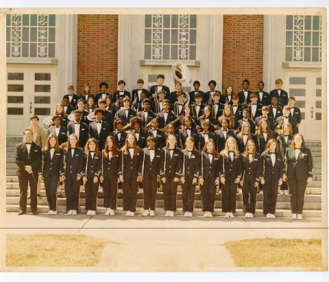 VIDALIA HIGH SCHOOL BAND 1971, 1973