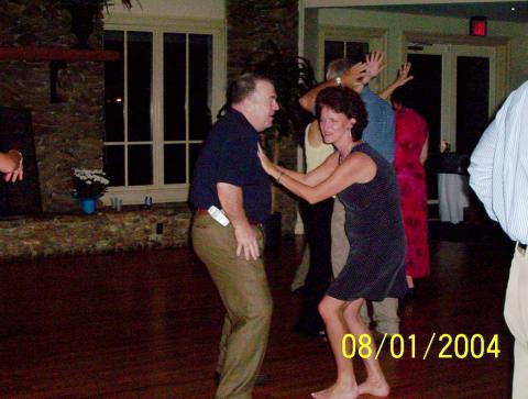 Dave Campbell  & wife  gettin down