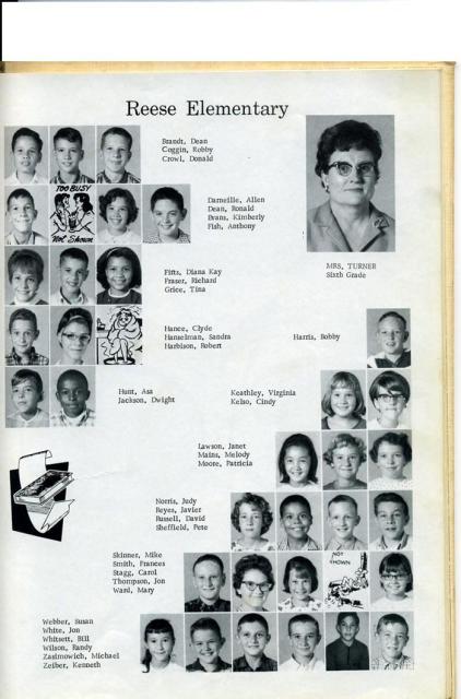 Mrs. Turner's 6th grade(1966-1967)