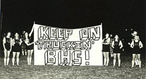 1973 Cheerleaders Football Game