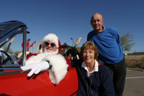 Santa in our 62 T-Bird