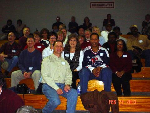 FHS Class of 73 at Final Home Game 2003