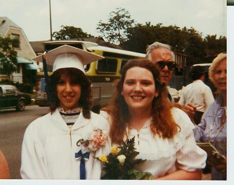 angela and i on grad