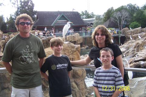 my family at seaworld in Orlando