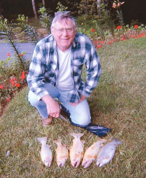 David Day and a mess of trout, July 2005