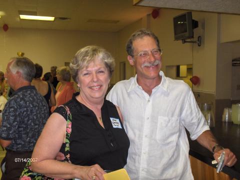 Teacher Joyce Crager Rarick & Phil Hamburg