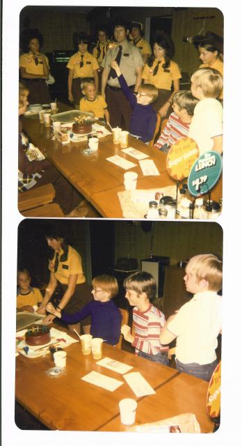 Brother Steven's Birthday at Ponderosa Steak House Dartmouth 1975