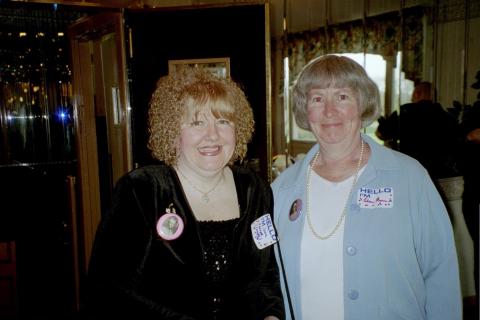 Joan Sharpe & Eileen Flynn Reunion in 2004