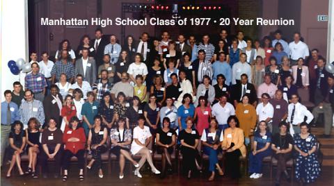 Manhattan High School Class of 1977 Reunion - Group photos from past reunions