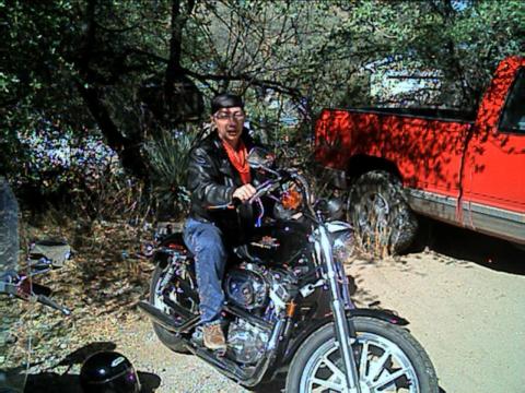 me on my Harley Sportster