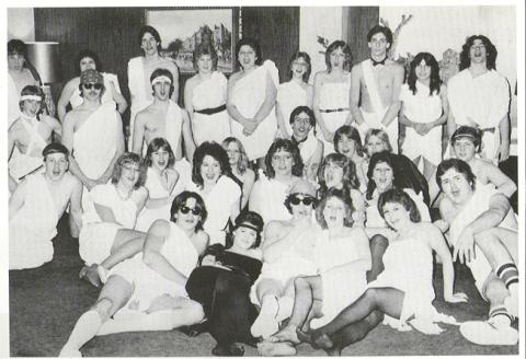 Burlington County Vo-Tech High School Class of 1984 Reunion - toga party