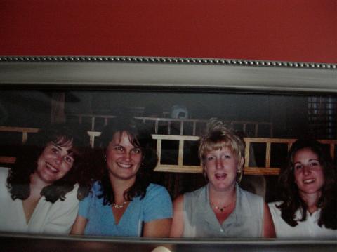 Kelly,Me, Kathy & Diana. I think this  was '98.. I Miss you(us)ladies!