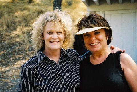Cynthia Hillyer and Kathy Clark