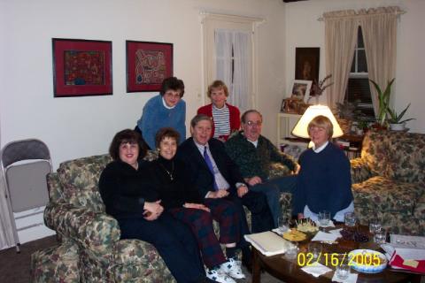 Ruth, Bev, Norm, Ron, Nancy, Joanne, Peg