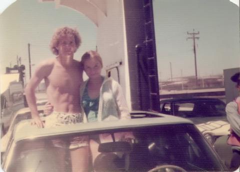 taking the ferry to the beach