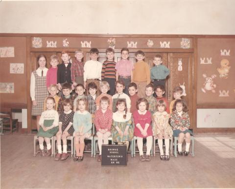 Browne School Miss Tocci Kindergarten 1968