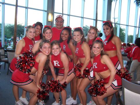 Rutgers cheerleaders