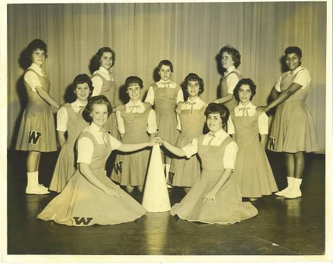 9th Grade Cheerleaders - 1959