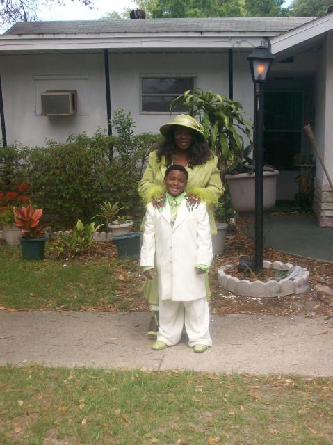 Me&my son on Easter 2007