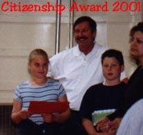 Kristin - Citizenship Award 6/2001