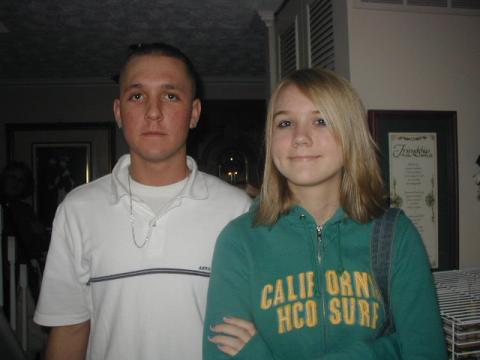 Thom-nearly 18 and Jessica-14, Nov. 2005