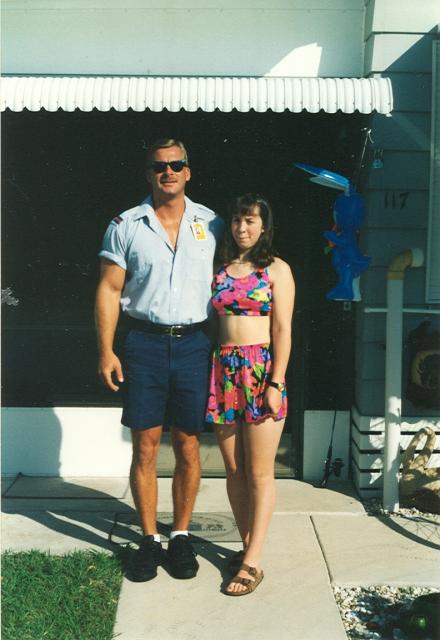 1994, Kerri visited me in Fl.