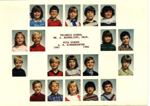 Miss Dingee 1985-86 Kindergarden