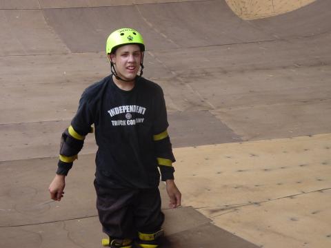 Joey (13) at the skate park