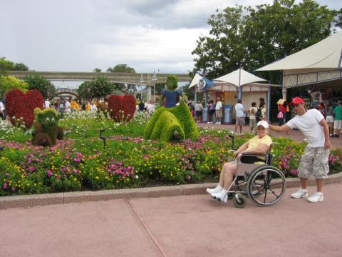 Troy and Gramma Epcot