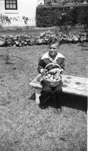 Mike Chaille at Easter 1950
