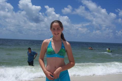 Kristen at the beach 2006