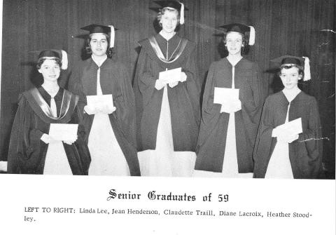 CMI senior grads 1959