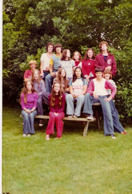 Hillsboro High School Class of 1977 Reunion - Friends at school 1973/4.
