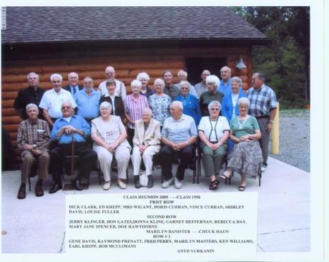 Rocky Grove High School Class of 1950 Reunion - 1950 CLASS REUNION