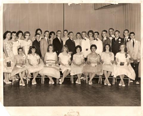 8th grade graduation  1960