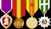 Just four of my medals