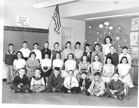 66th st school grd 4 1954-55