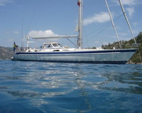 Bamsen" sailing with Mr.Rassy in Turkey