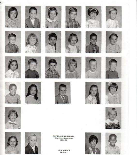 TAPER AVENUE SCHOOL 1968-69