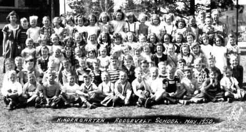 1950 Kindergarten class